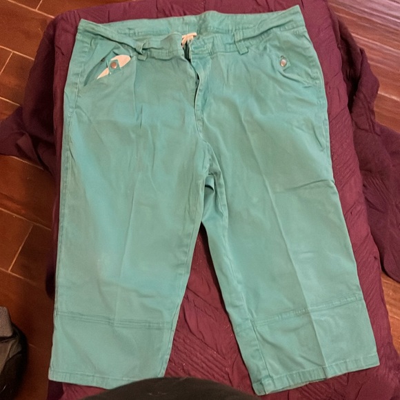 Blue Capris - Picture 1 of 4